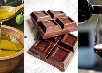 azeite chocolate vinho