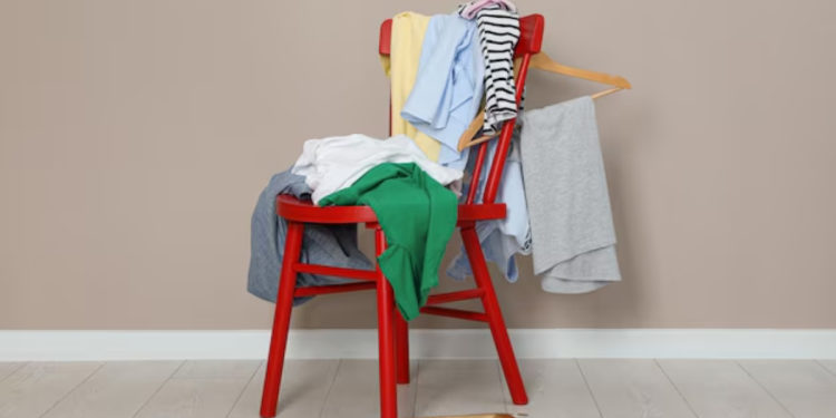 cadeira roupa