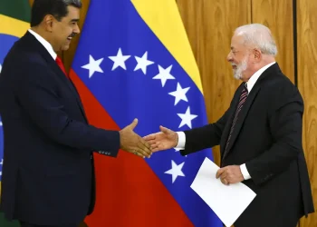 Lula e Nicolás Maduro no Palácio do Planalto em maio de 2023 (Foto: Marcelo Camargo/Agência Brasil