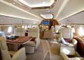 Interior do A319 da Comlux (Foto: Divulgação Comlux Malta)