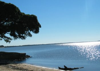 Lagoa dos Patos em São Lourenço do Sul (Foto: Secretaria do Turismo, Esporte e Lazer)