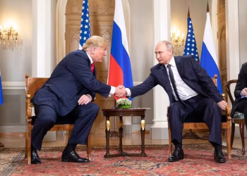 Trump e Putin (Foto: Shealah Craighead/Casa Branca)