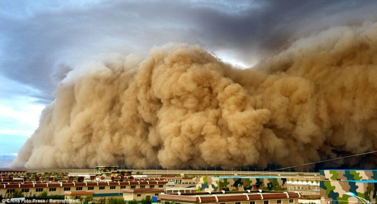 tempestade areia áfrica