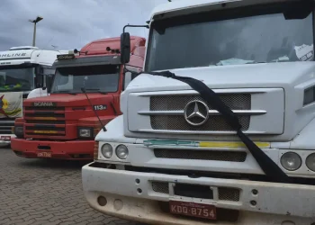Caminhão greve