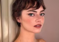 emma stone blurry lips