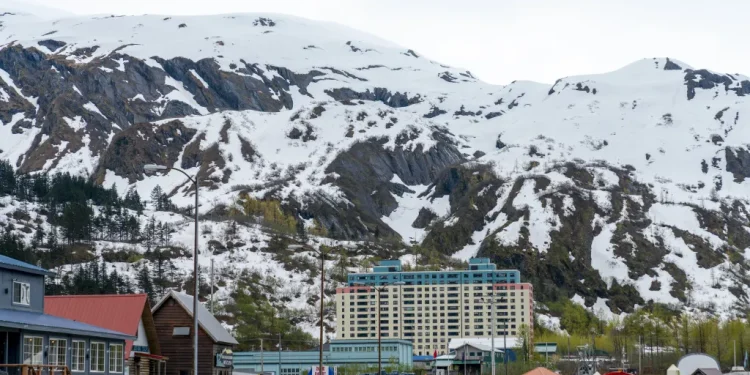 cidade alaska isolada pequena