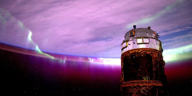 céu mundo nave espaço