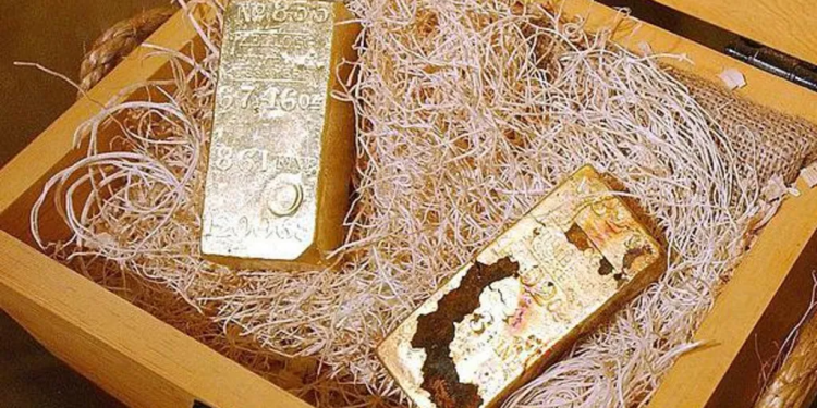 prisão ouro achado navio roubo