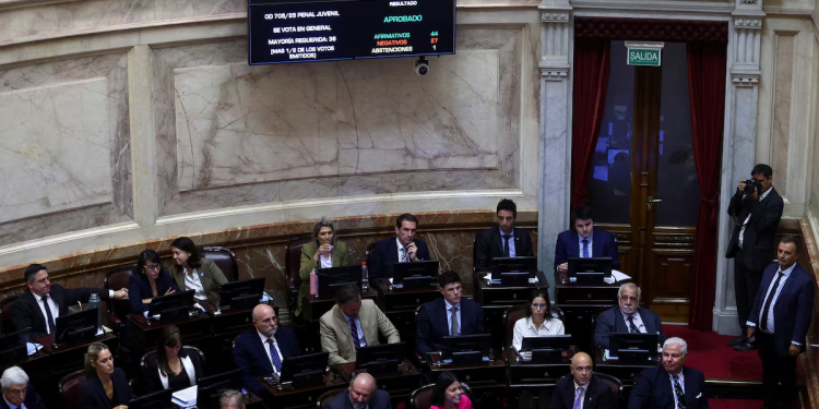 Senado da Argentina Foto: (Reprodução/El País)