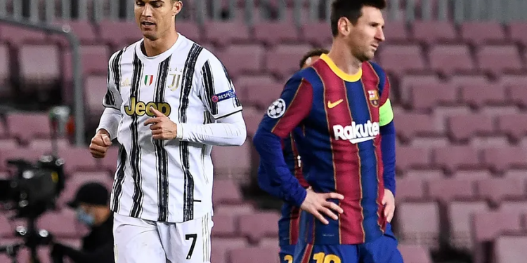 Cristiano Ronaldo e Messi