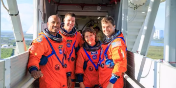 Astronautas da Artemis II (Foto: Nasa)