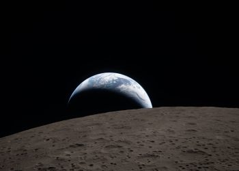 foto artemis ii nascer terra iconico