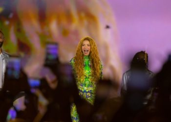 Shakira no Rio (Foto: Rafael Catarcione / Prefeitura do Rio)