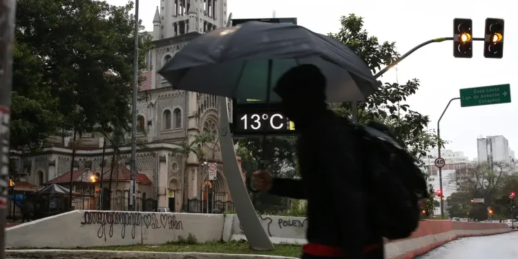 frente fria frio tempo clima