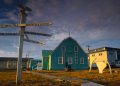 cidade alaska norte frio sol