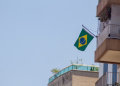 bandeira do brasil sacada