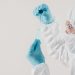 médico traje de proteção