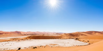 sol quente verão