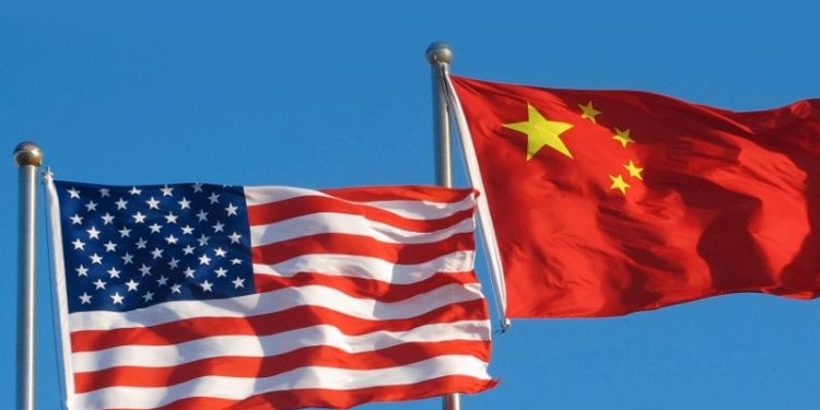 usa eua e china bandeiras