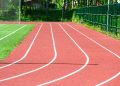 pista de corrida idoso