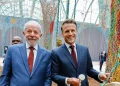 Lula e o presidente da França, Emmanuel Macron (Foto: Ricardo Stuckert/PR)