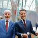 Lula e o presidente da França, Emmanuel Macron (Foto: Ricardo Stuckert/PR)