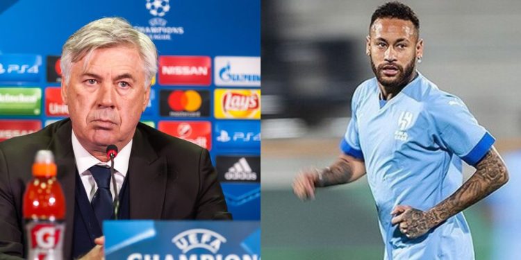 ancelotti neymar