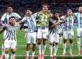 Jogadores da seleção argentina (Foto: Reprodução/Instagram @afaseleccion)
