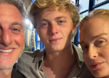 Luciano Huck, Angélica e Benício (Foto: Reprodução/Instagram)