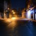 rua vazia a noite