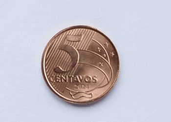 moeda cinco centavos