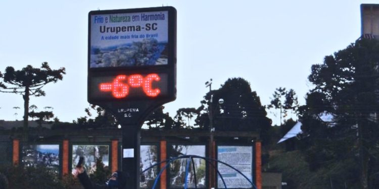 onda de frio urupema sc