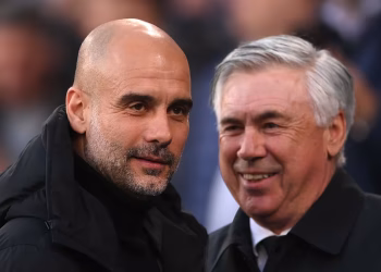 pep guardiola e carlo ancelotti futebol