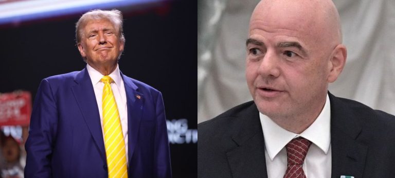 Trump Gianni Infantino