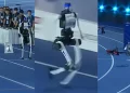 Robô chinês que superou recorde de Usain Bolt (Imagem: Reprodução)