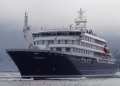 Navio de cruzeiro MV Hondius (Foto: Divulgação/Antarctica Cruises)