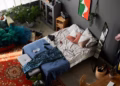 quarto bagunçado