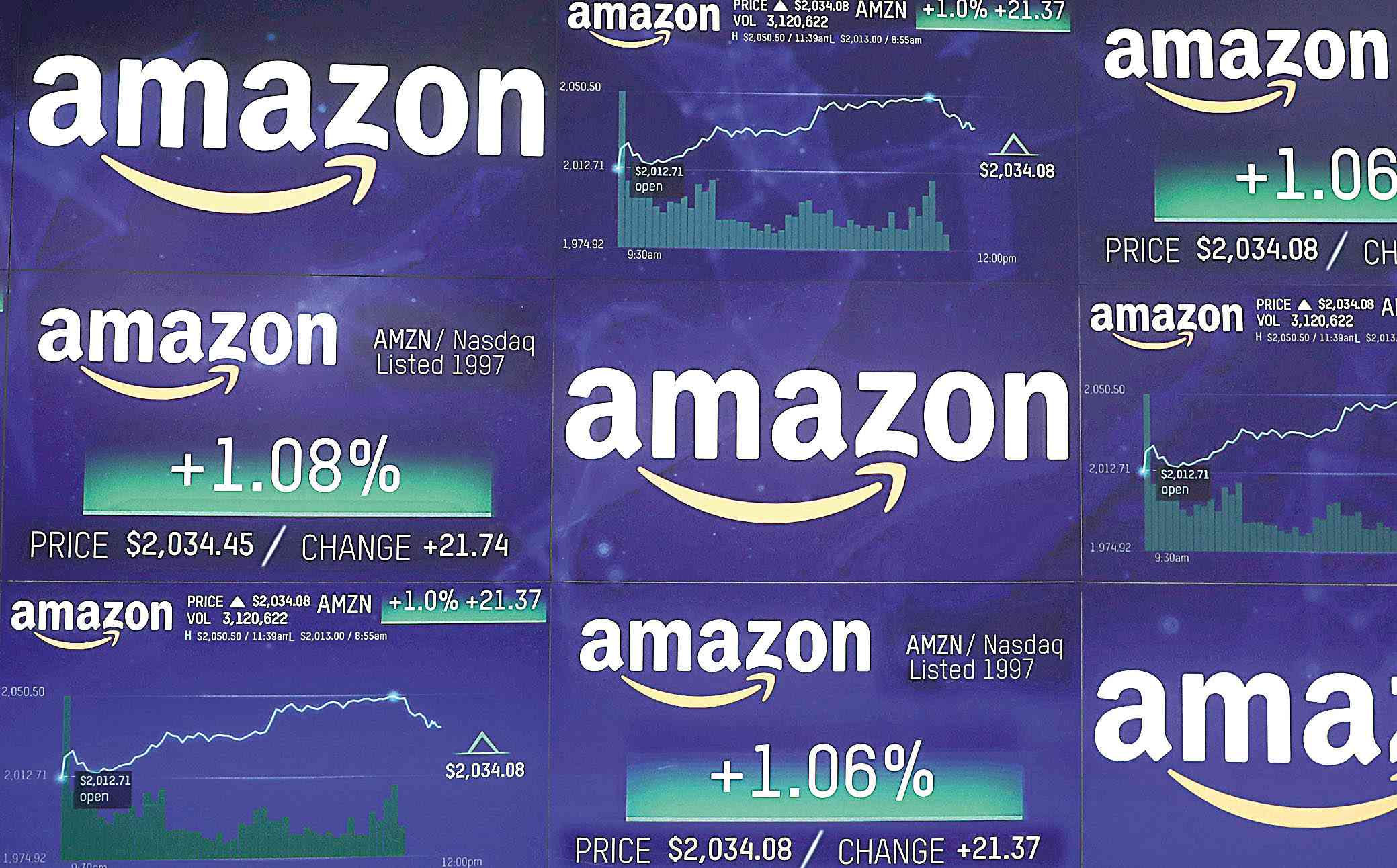 Amazon atinge US$ 1 tri em valor de mercado