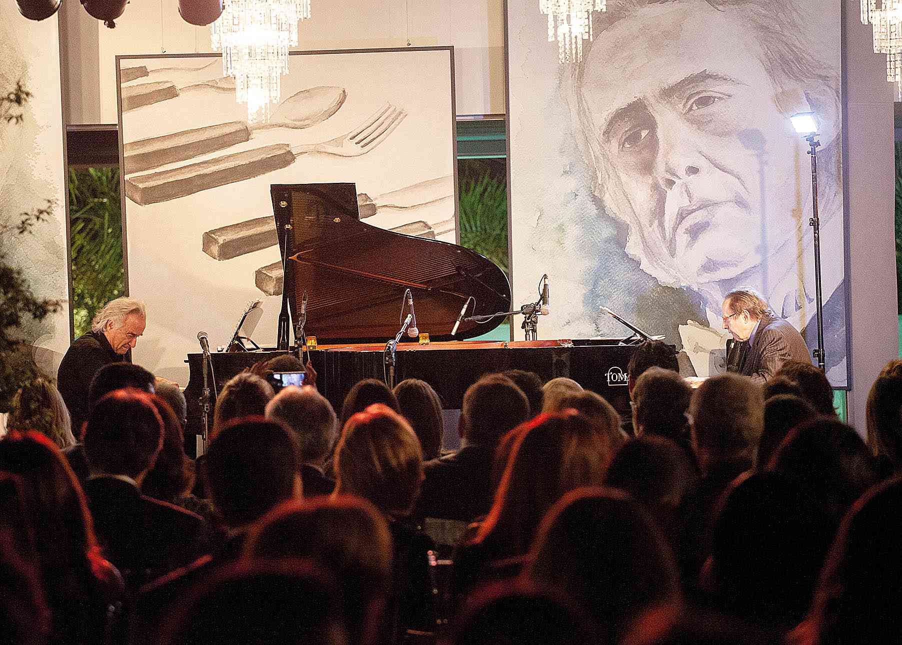 João Carlos Martins e Arthur Moreira Lima no mesmo palco