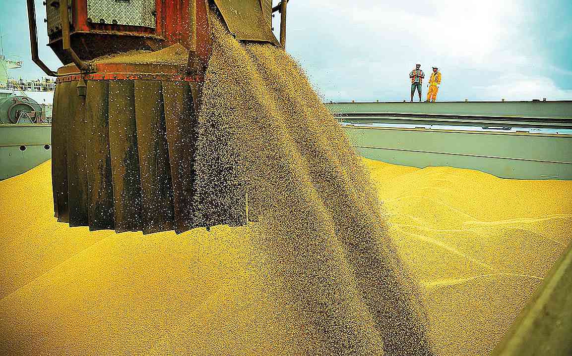 04/08/2017- Paraná- Exportação histórica de soja no Porto de Paranaguá.
Foto: IvanBueno/ AG. Paraná