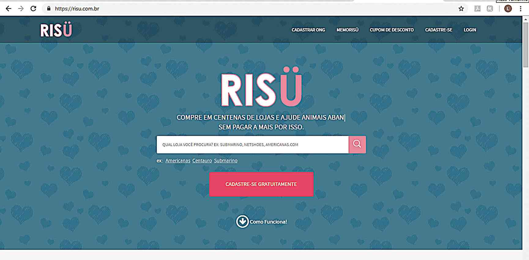 Risü cria plataforma de doação integrada