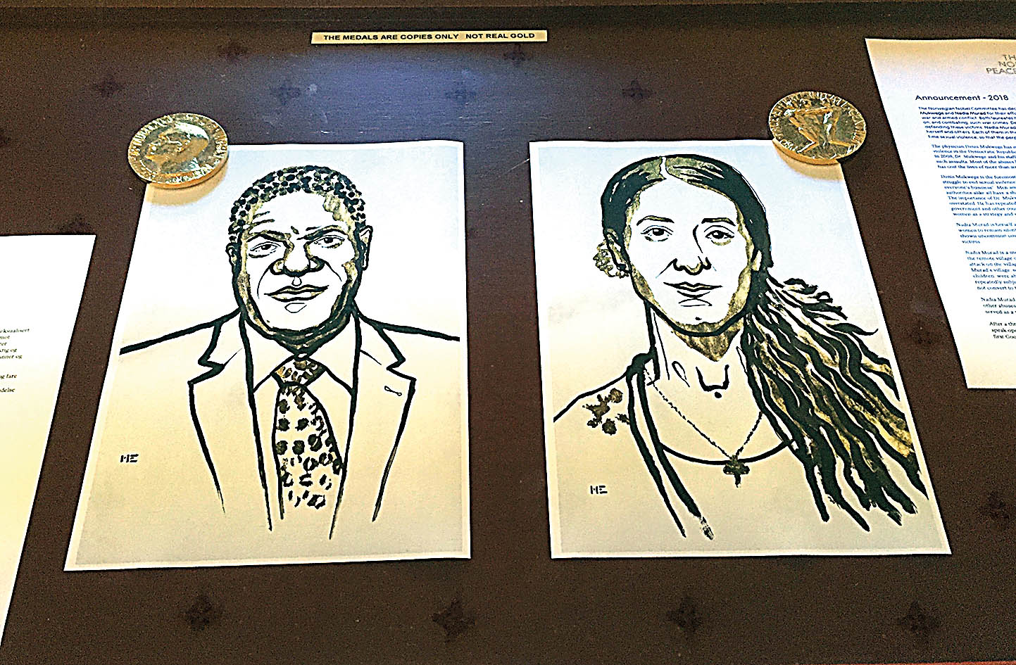 Combate à violência sexual no Nobel da Paz