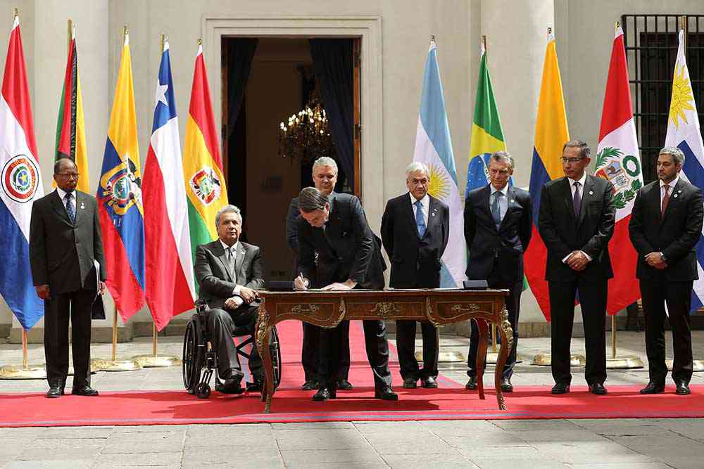 Brasil e mais seis países assinam declaração para a criação do Prosul