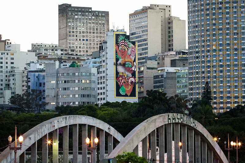 Festival muda de local para criar o 2º mirante de arte urbana de BH