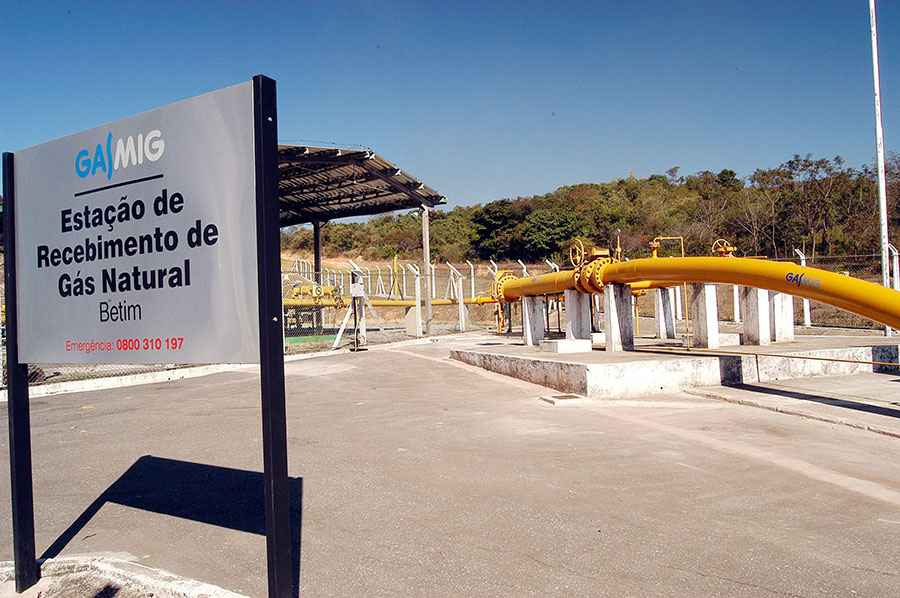 Consumo de gás natural cai 17% em Minas Gerais