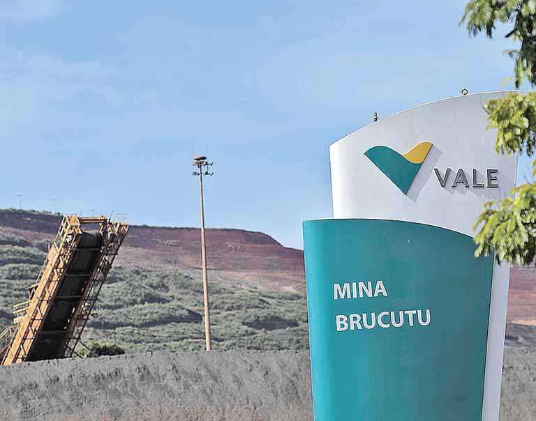 Vale tem queda de 17% na produção de minério de ferro