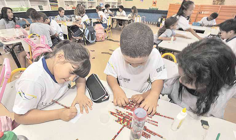 Mais de 95% das crianças estão em escolas no Brasil