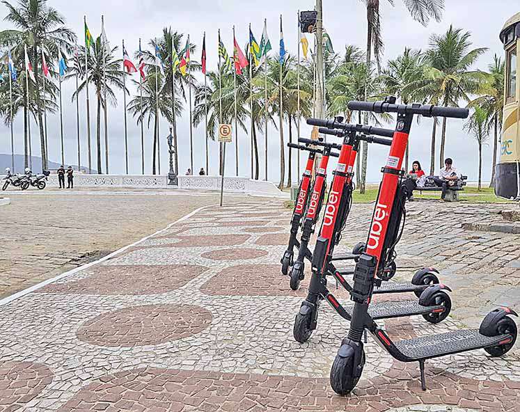 Uber lança modalidade de patinetes elétricos no Brasil