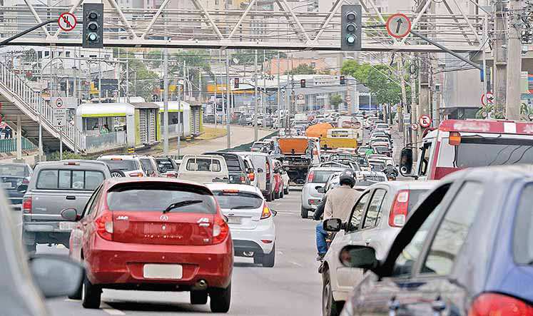 O carro na estrada