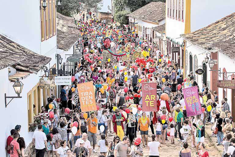 Entre os dias 24 de janeiro e 1º de fevereiro a cidade histórica no Campo das Vertentes se tornará a capital do cinema brasileiro | Crédito: Leo Lara / Universo Producção